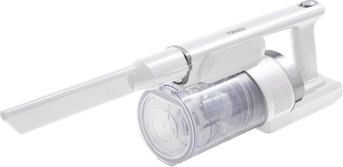 Tomado steelstofzuiger-snoerloos-inclusief kruimelzuiger