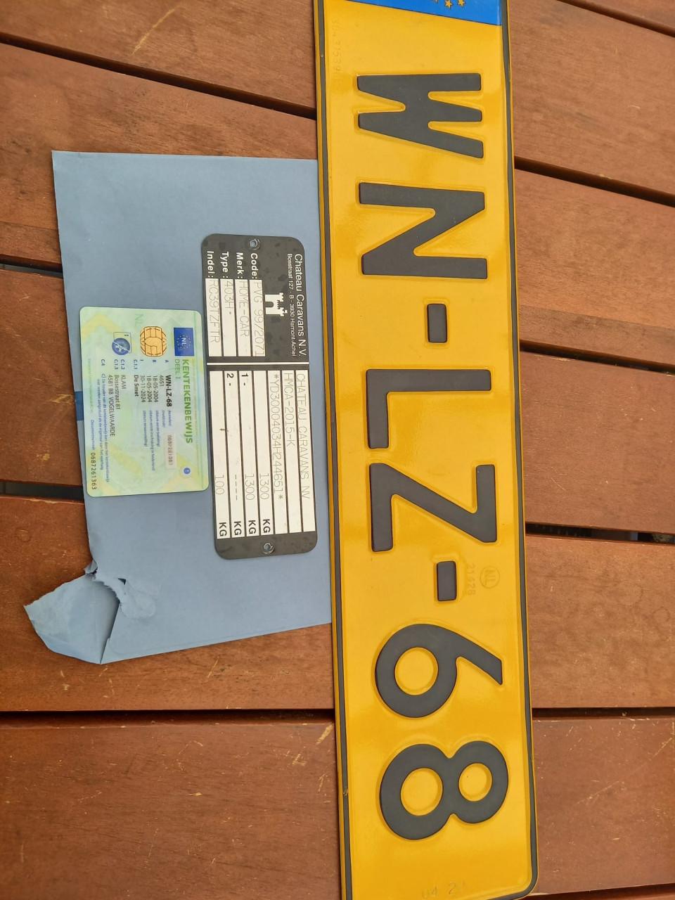 Caravan chassis alko met kenteken.ideaal voor boottrailer te maken. 600 eur