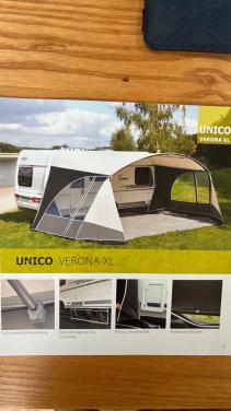 Unico Verona XL Voortent - Zeer stabiel en nagenoeg Nieuw
