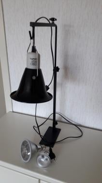 Warmtelamp met armatuur en warmtespot