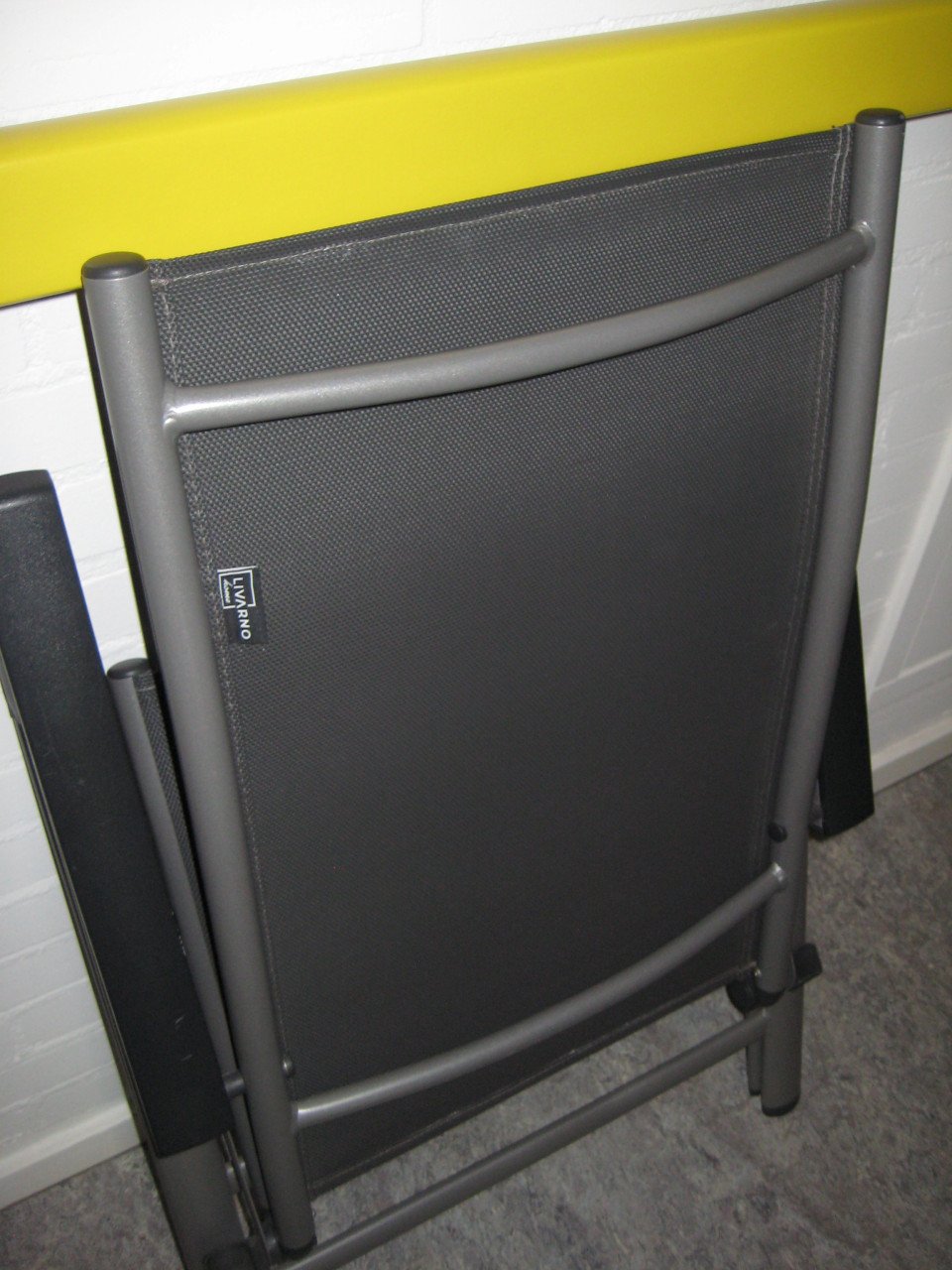 2 tuinstoelen van Livarno / inklapbaar / verstelbaar.