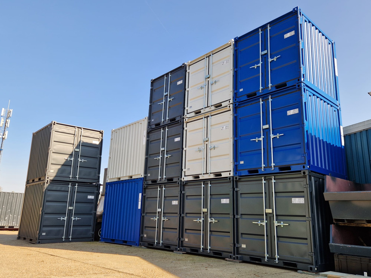 Diverse nieuwe 10, 8, 6ft opslagcontainers / bouwcontainers