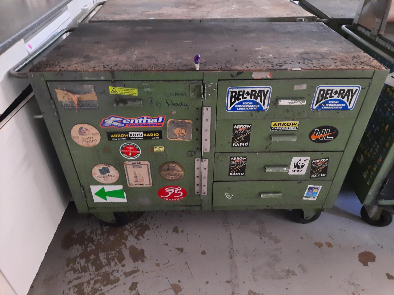 Gereedschapwagen mobiele werkbank Overtoom per stuk of partij