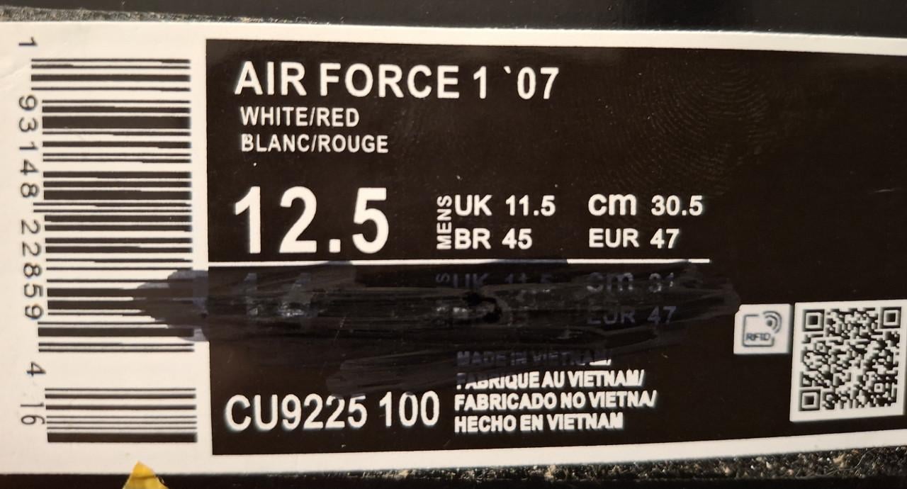 Sneakers Wit maat 46.