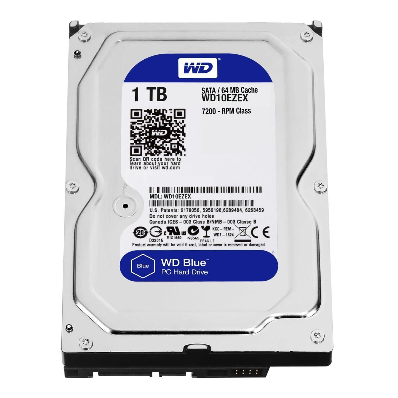 Twee stuks 1 Tb Harde Schijf Seagate en Western blu