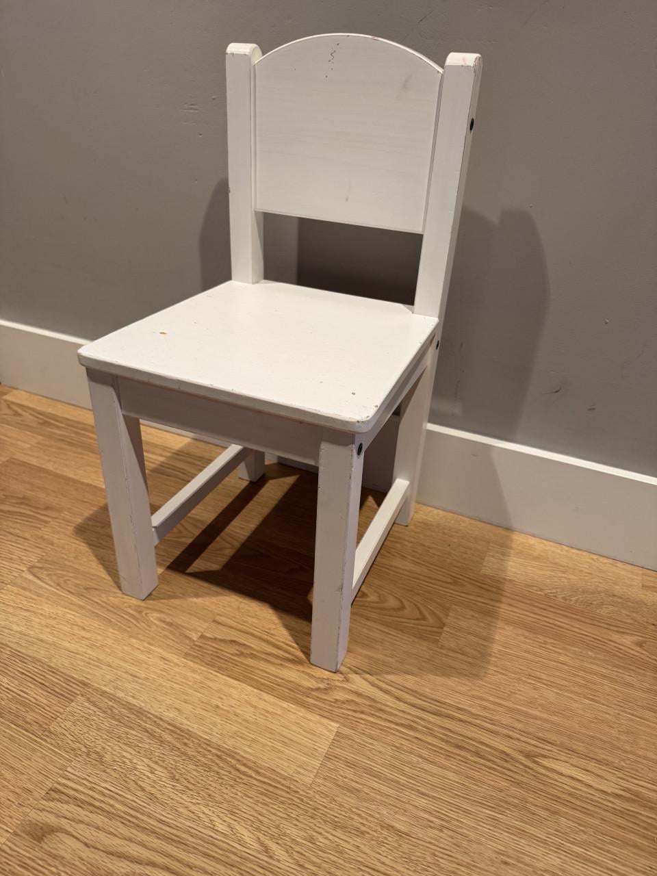 Ikea Kinderstoel, wit