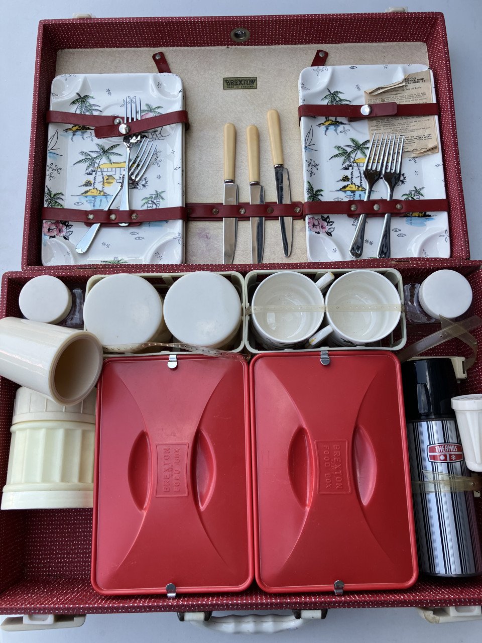 Picknickkoffer voor oldtimer