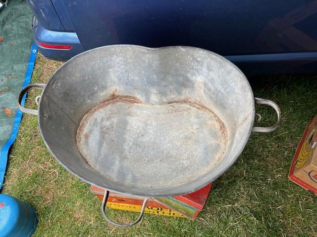 Zinken Zaaibak, antiek gereedschap