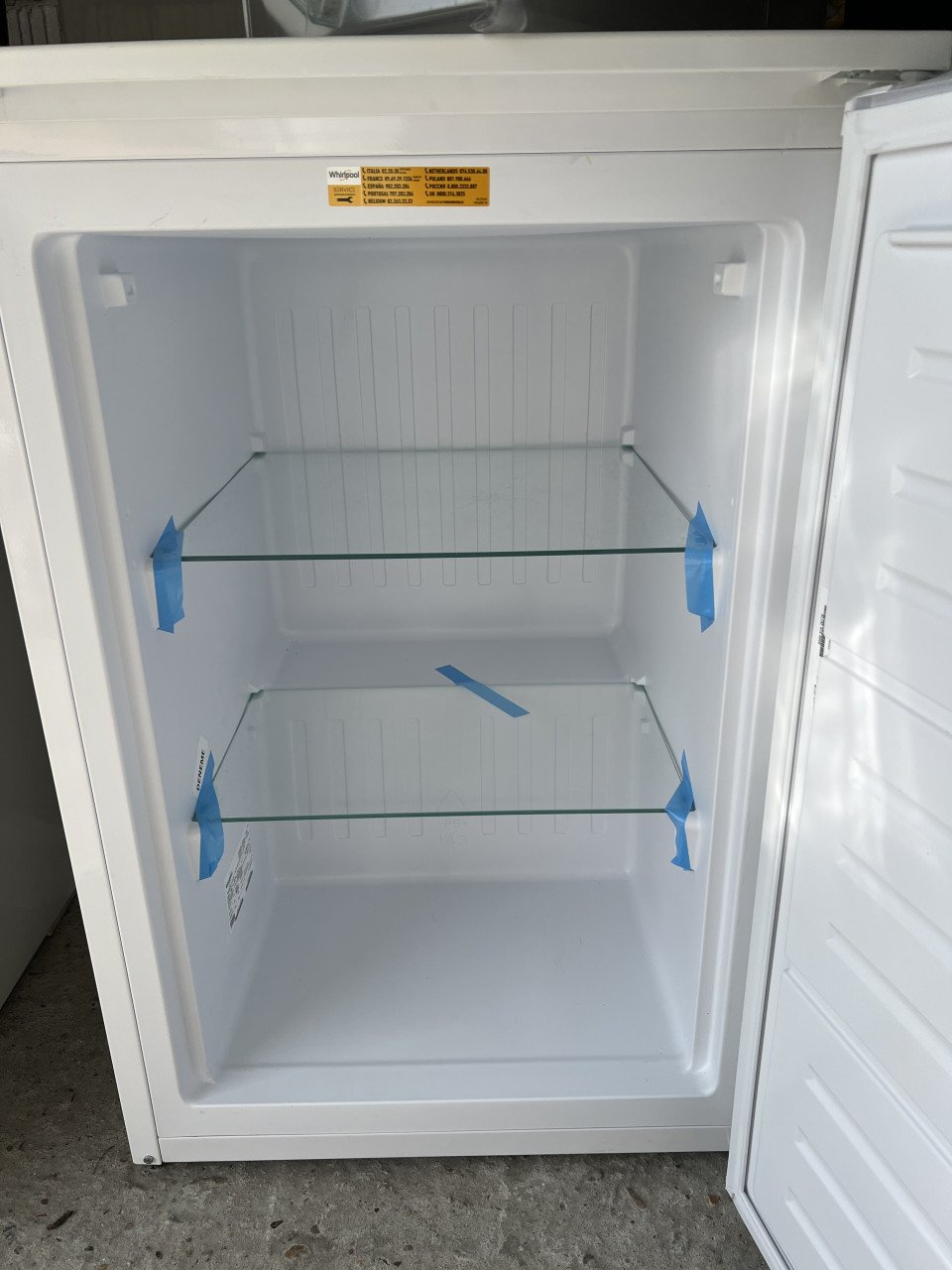 Nieuwe WHIRLPOOL W55ZM112W2N Vriezer / vrieskast 85x55 cm. 103 liter