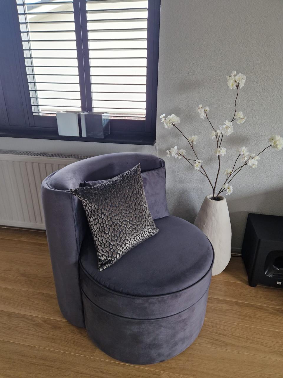 Te koop schitterende Velvet Fauteuil