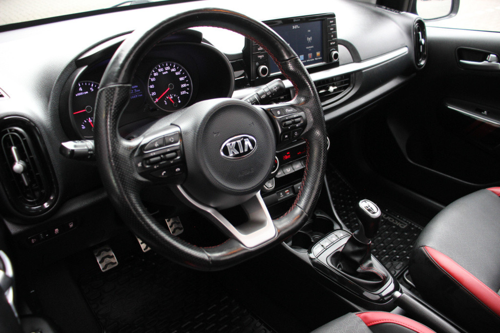 Kia Picanto 1.0 t-gdi gt-line | schuif/kanteldak | leder | applecarplay | b