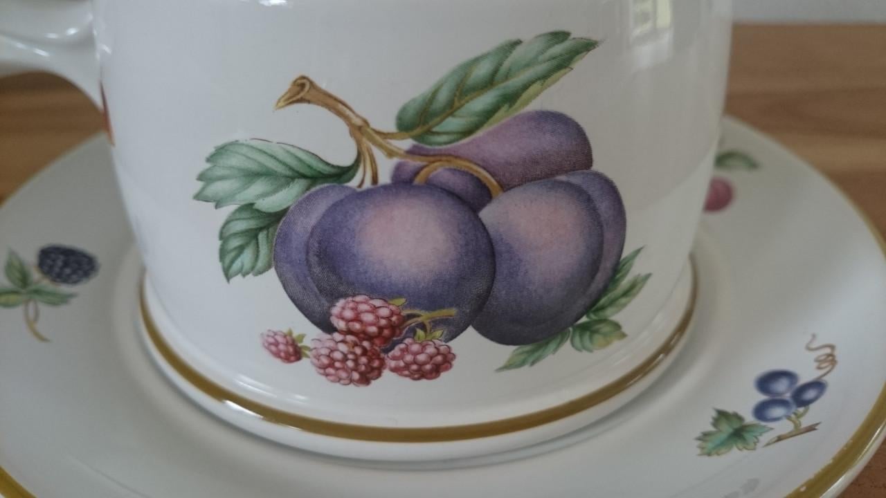 Wedgwood Fruit Sprays soepkop en schotel