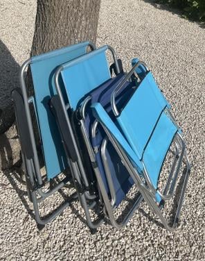 Camping klapstoeltjes