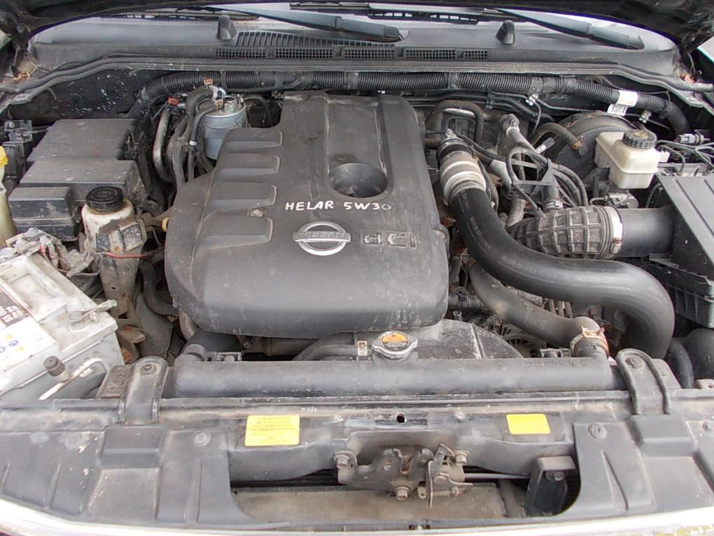 Nissan Navara 2.5 dci 4wd bj. 2010 motor defect!! export