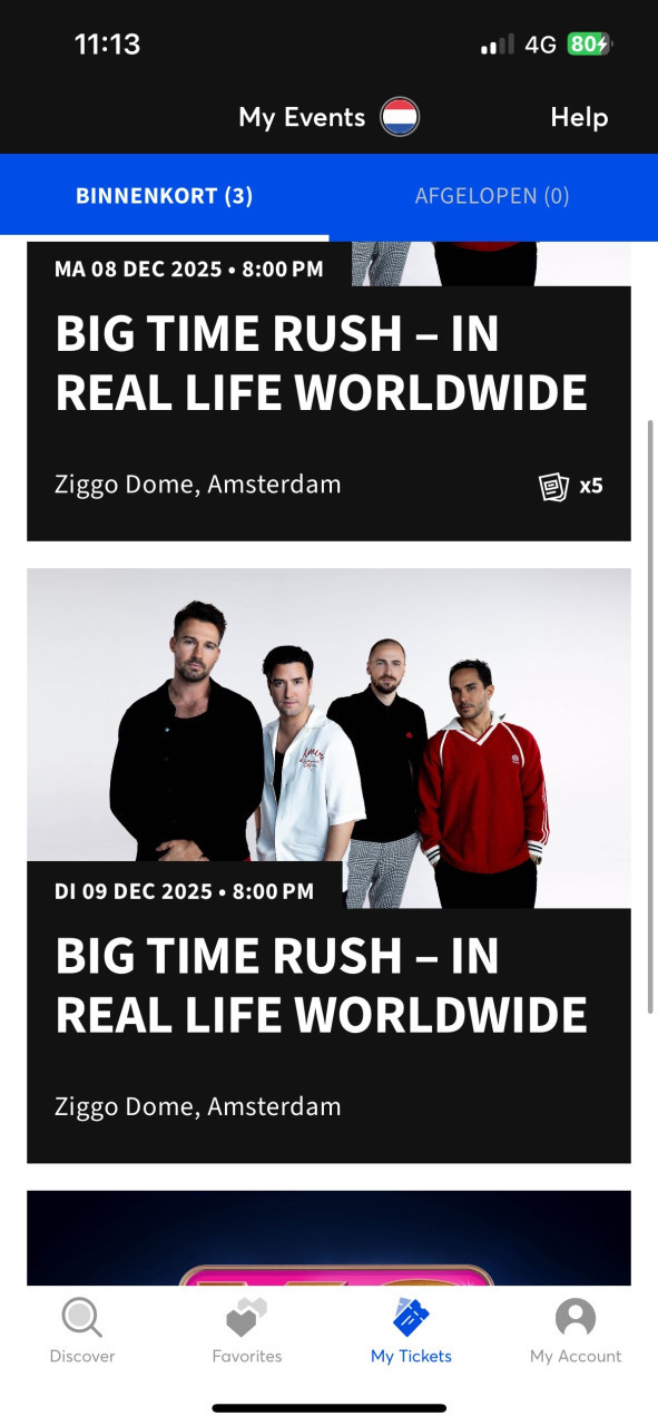 Big time rush golden circle!