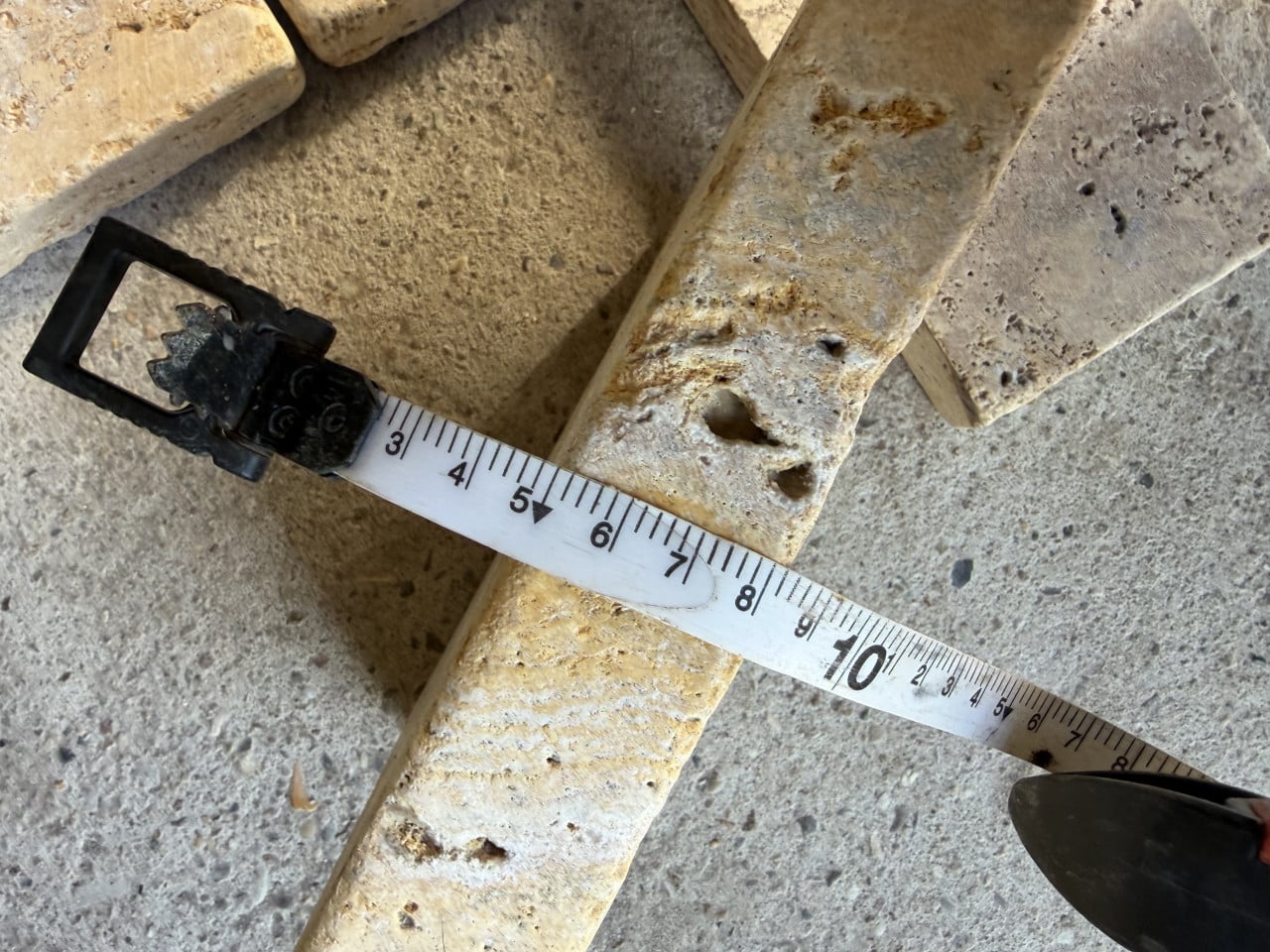 Authentieke Travertin natuursteen tegels 20x20