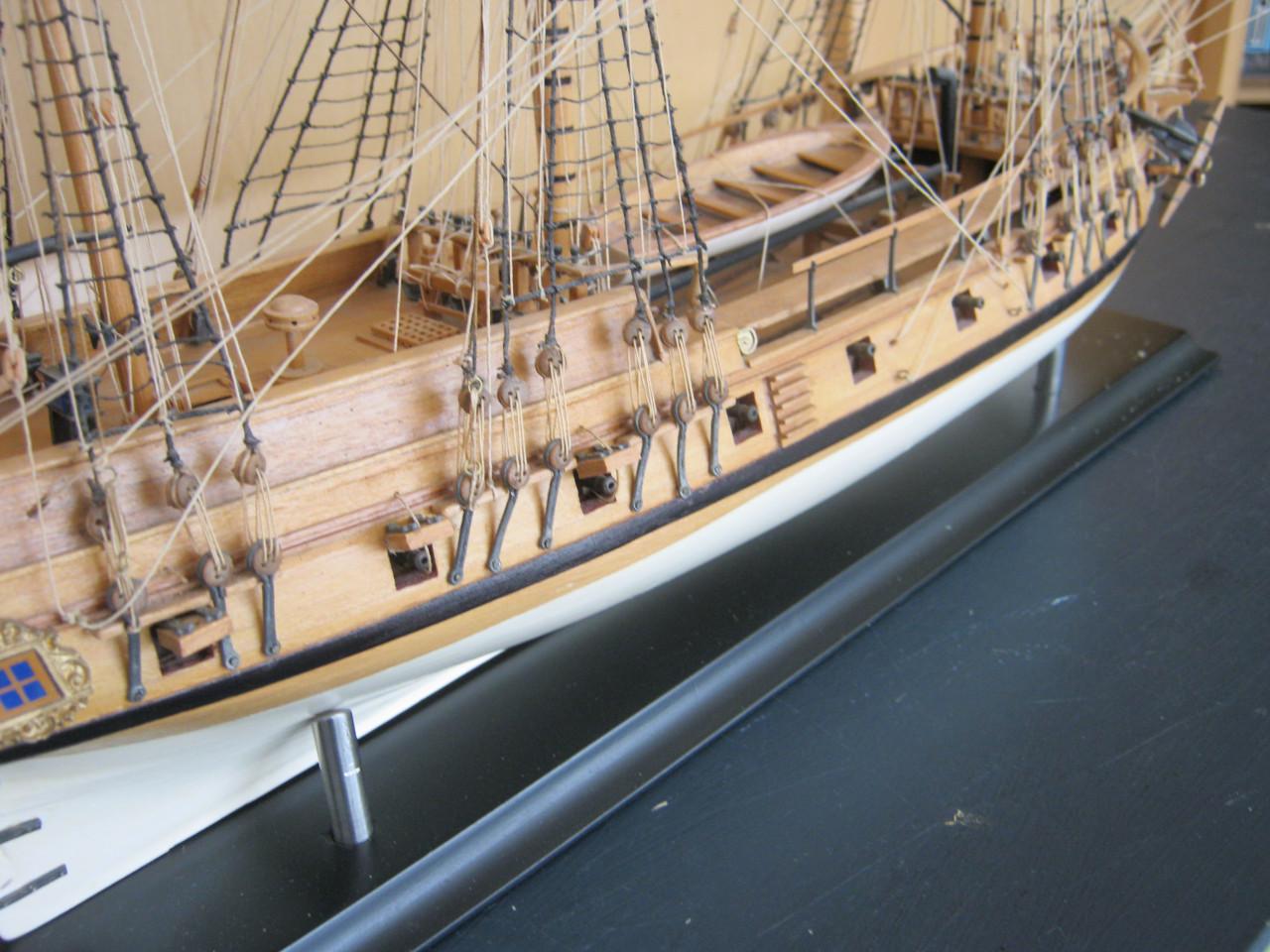 Scheepsmodel USS Rattlesnake.
