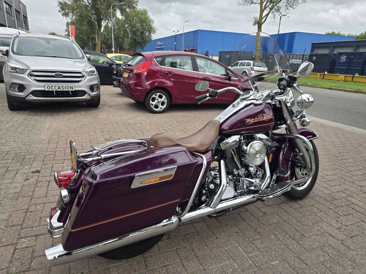 Zeer mooie harley Davidson 💜 Roadking 1340 evo