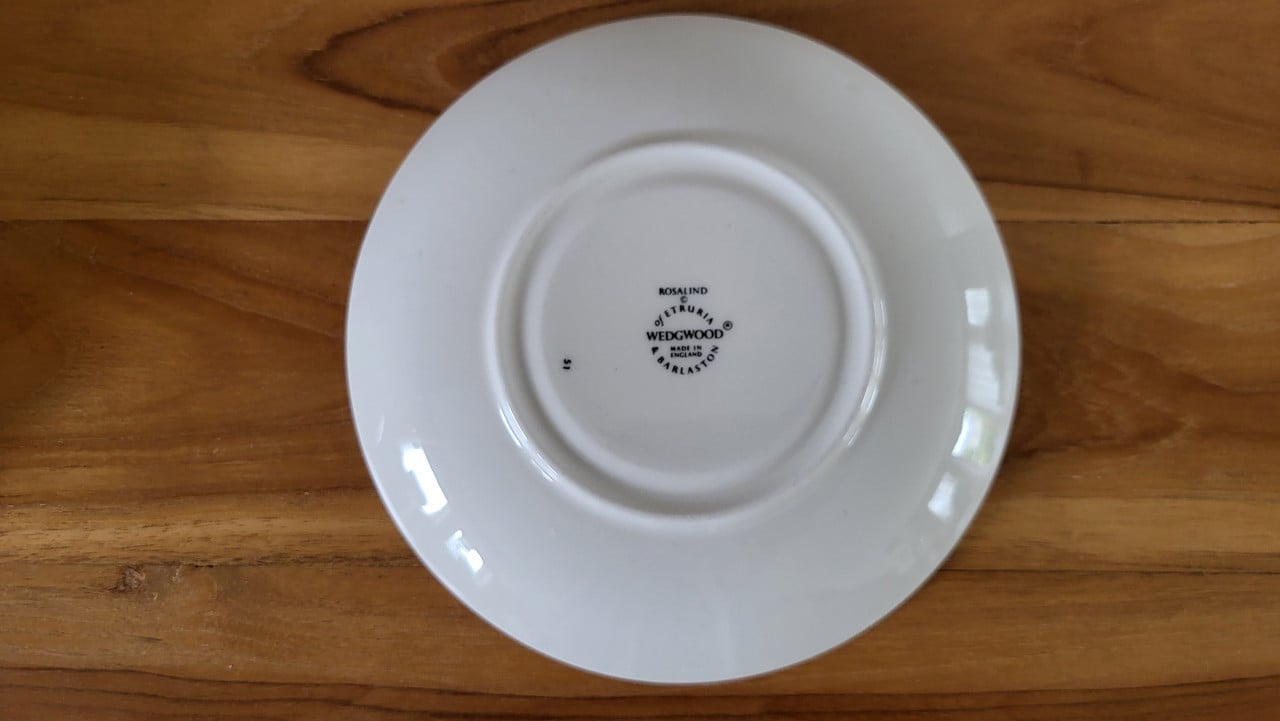 Wedgwood Rosalind soepkop met schotel