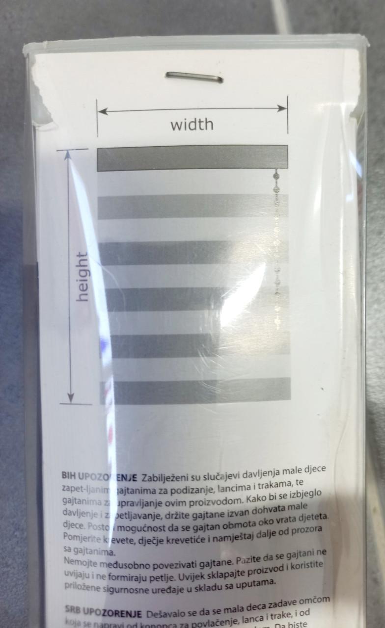 Gratis Wit verduisterings rolgordijn