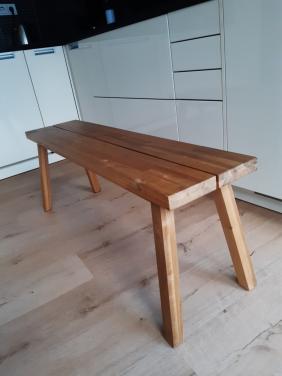 Tafeltje of als bankje 29 x120 Hoogte 46