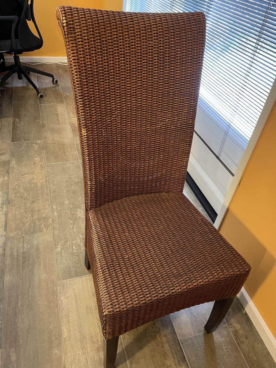 Lloyd Loom Eetkamer stoelen