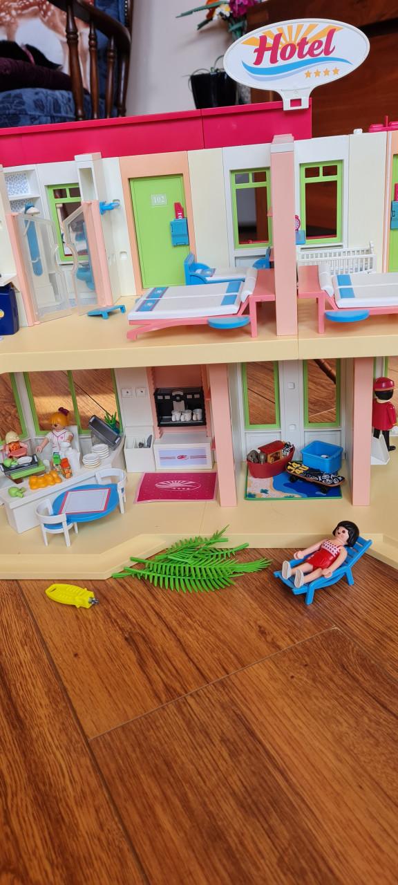 Plymobil Familiehotel + Hotelshop