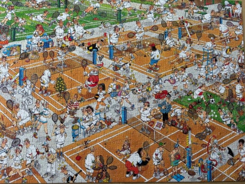 Jan van Haasteren puzzel  TENNIS