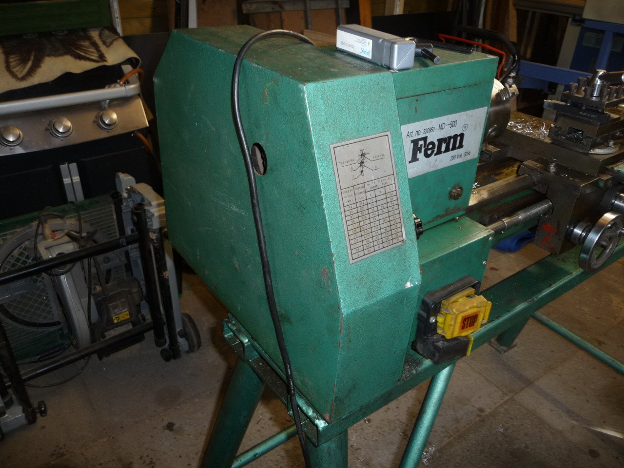 TE KOOP METAALDRAAIBANK merk FERM MD 500