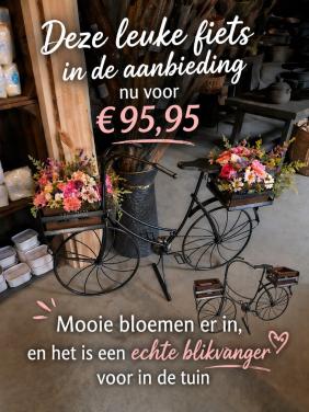 Tuin decoratie fiets