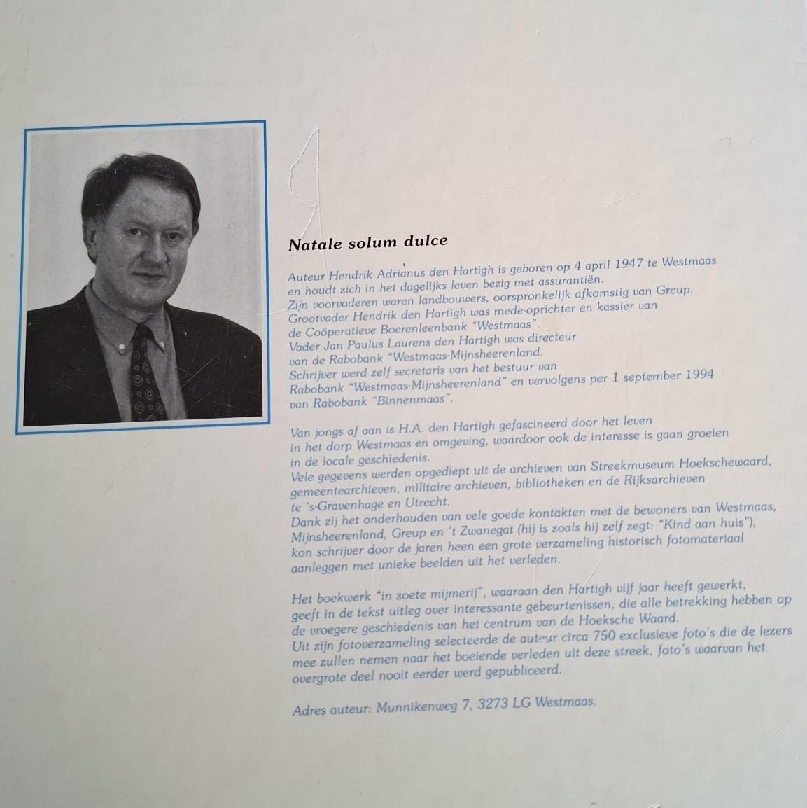 In zoete mijmerij, door A. den Hartigh