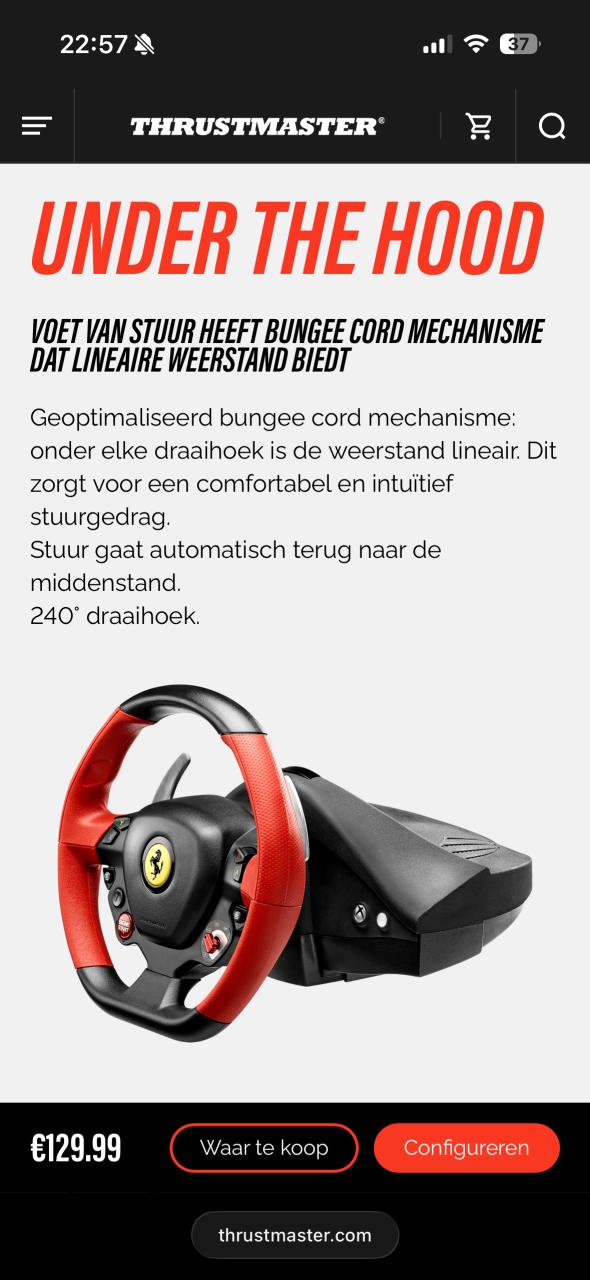 Ferrari racestuur + standaard voor Xbox