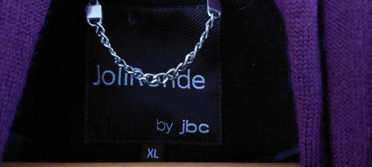 Zwarte wollige Damesjas mt M/L Jolironde by Jbc