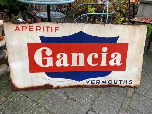 Gancia Vermouth reclamebord jaren 60