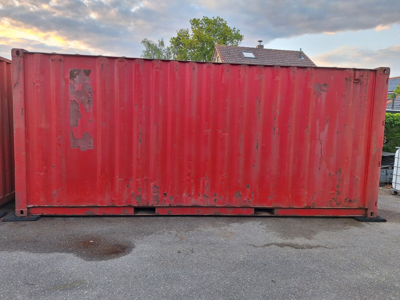 Container 20ft, zeecontainer, opslagcontainer, berging