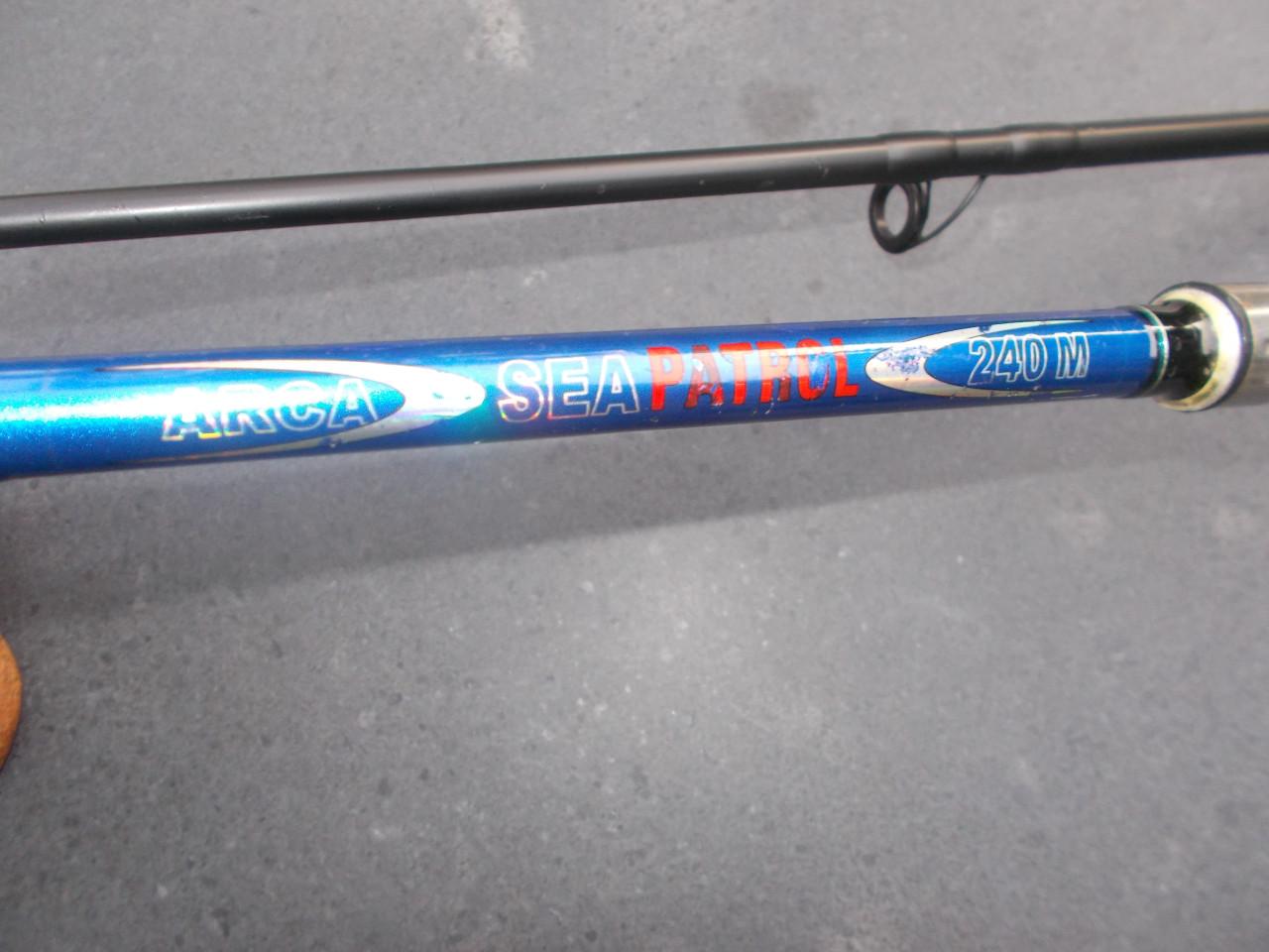 ARCA SEA PATROL tweedelige boothengel lengte 240 cm  w,g, 300 gram