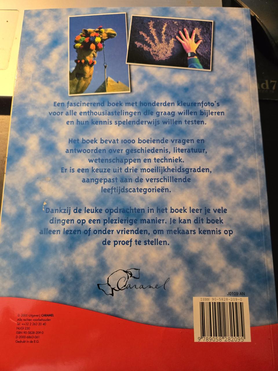 Boek :1000 vragen en antwoorden, 2000