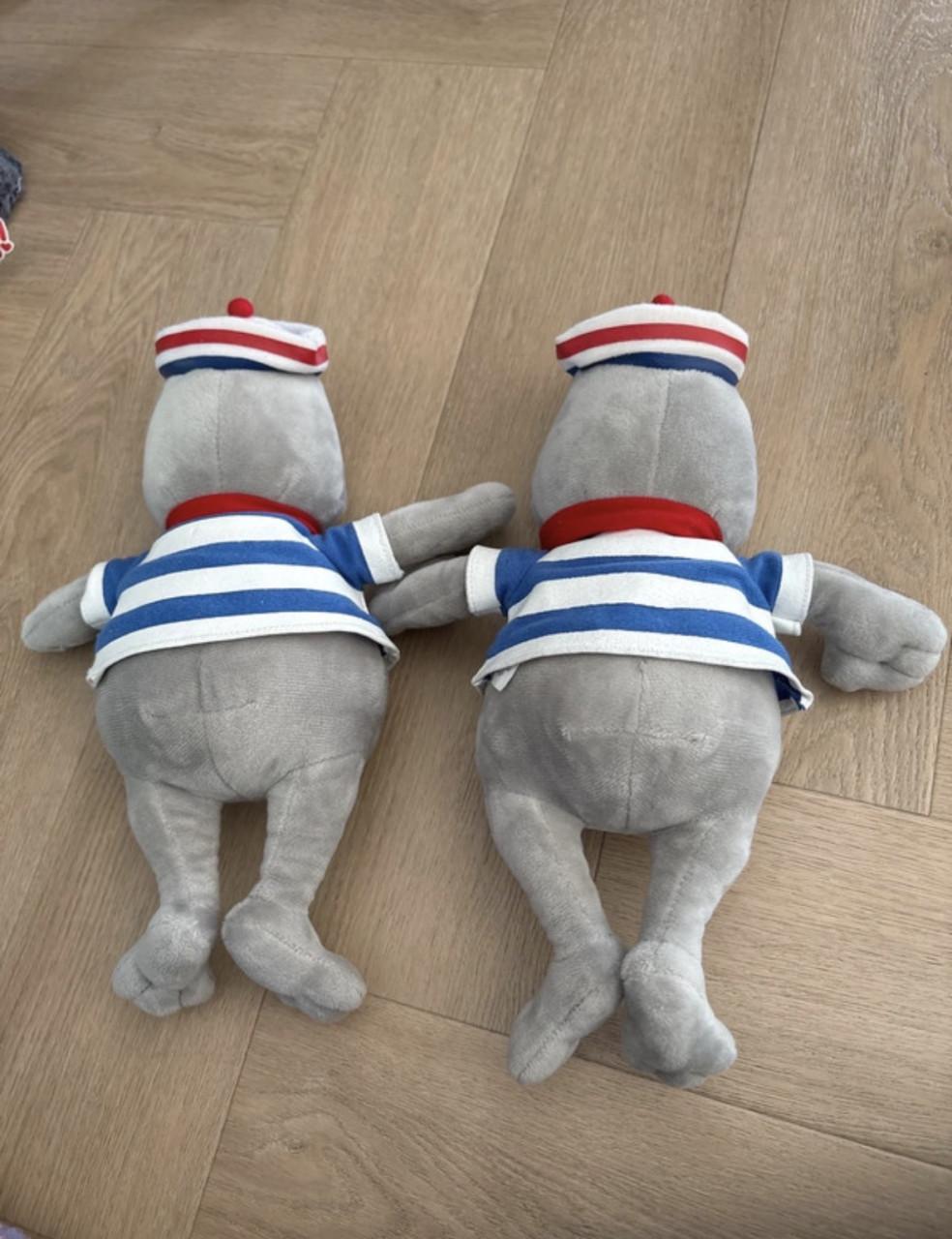 2x zeehonden knuffels