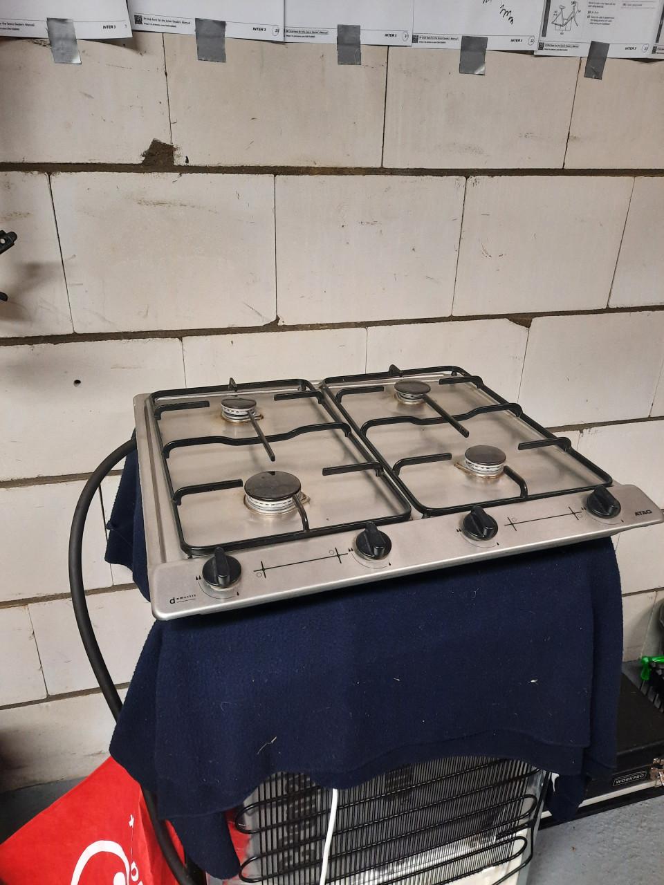 Kookplaat gas fornuis 4 pits