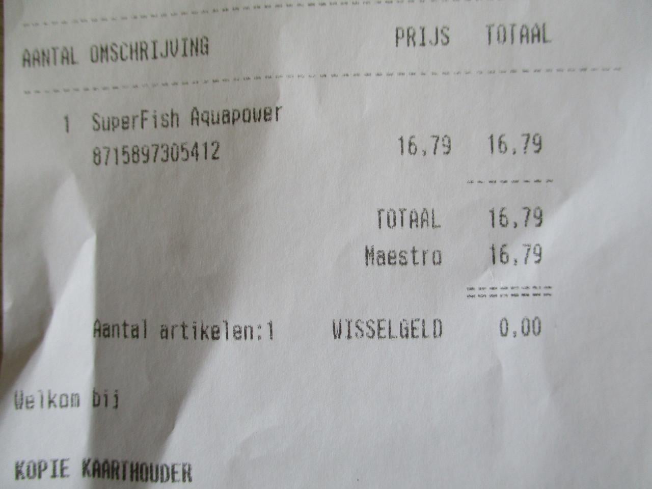 Leuke water ornament