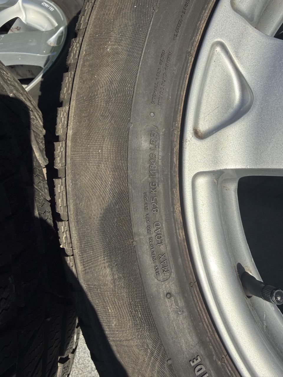 Mercedes Vito velgen met winterbanden