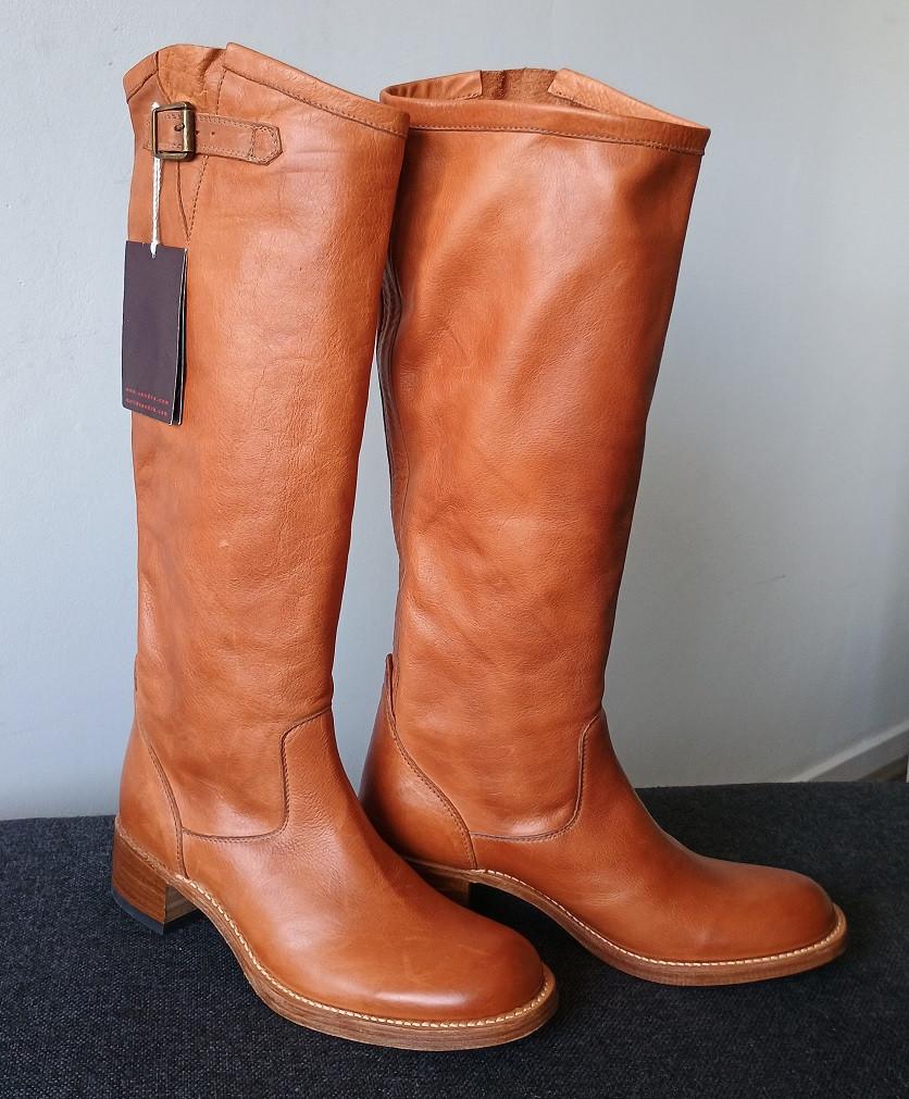 NIEUWE leren laarzen - merk SENDRA - maat 40 ...