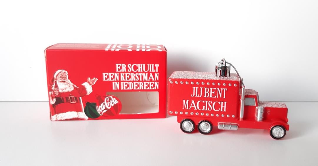Coca Cola kersttruck - kerstbal - vrachtwagen