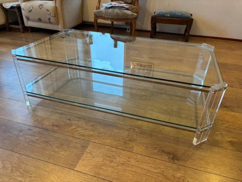 Gratis glazen salontafel