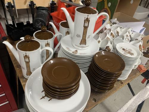 Retro klokken servies