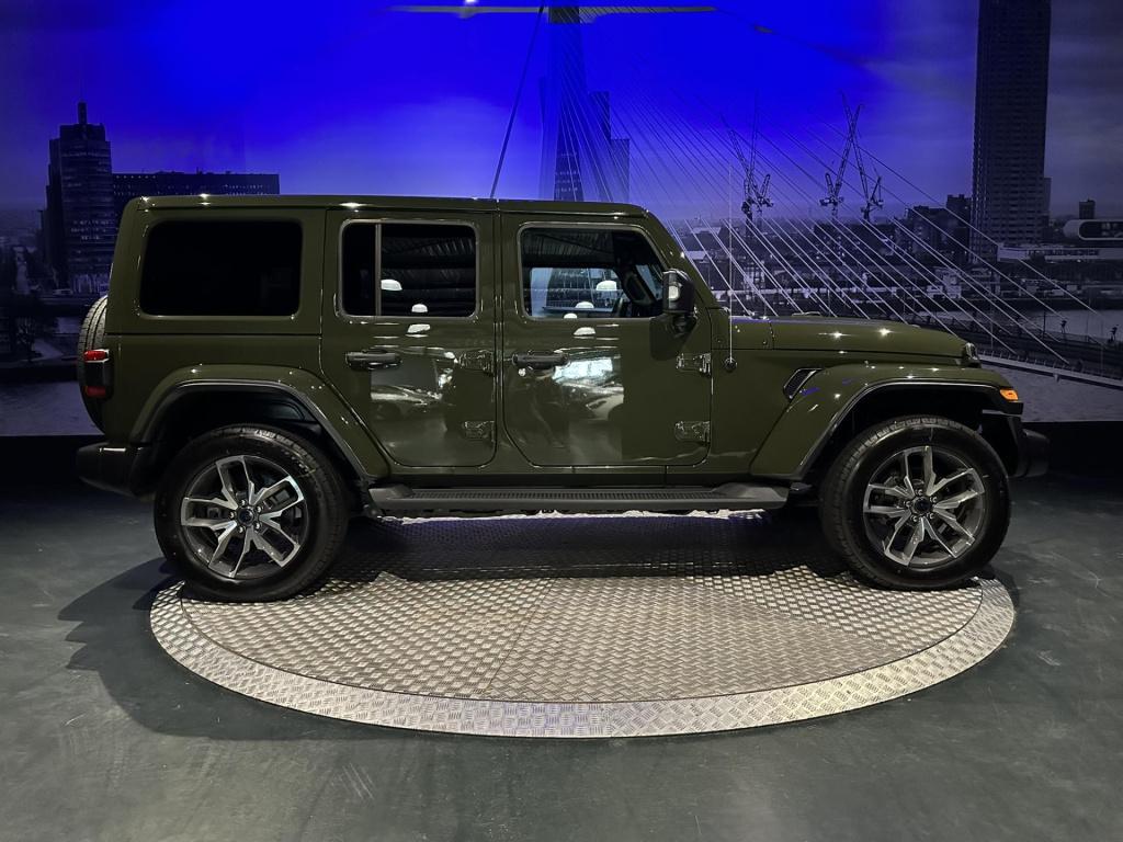 Jeep Wrangler unlimited 4xe 380 sahara *acc*camera*leer*sarge green clear c