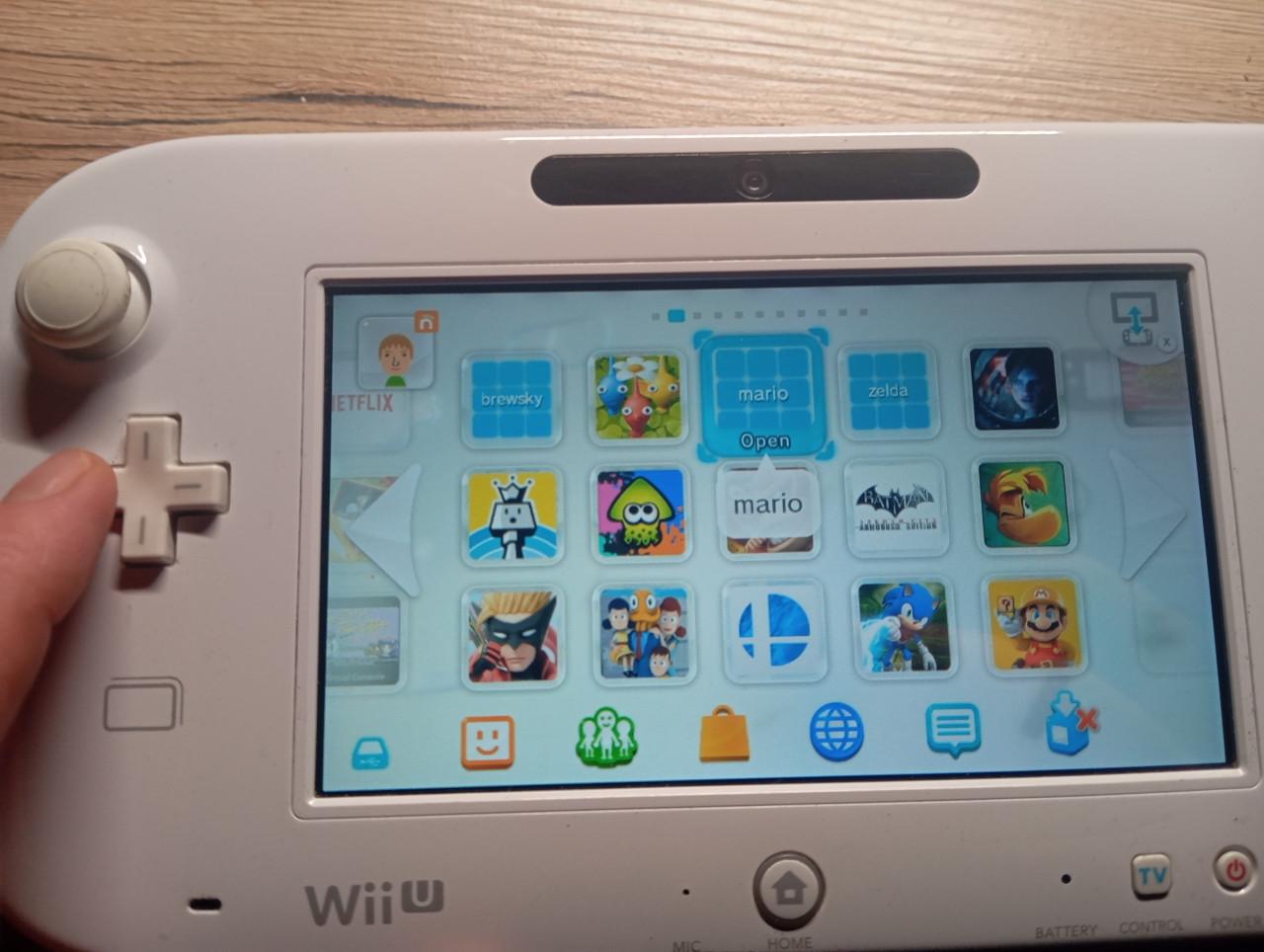 Wii u omgebouwd te koop met veel spellen