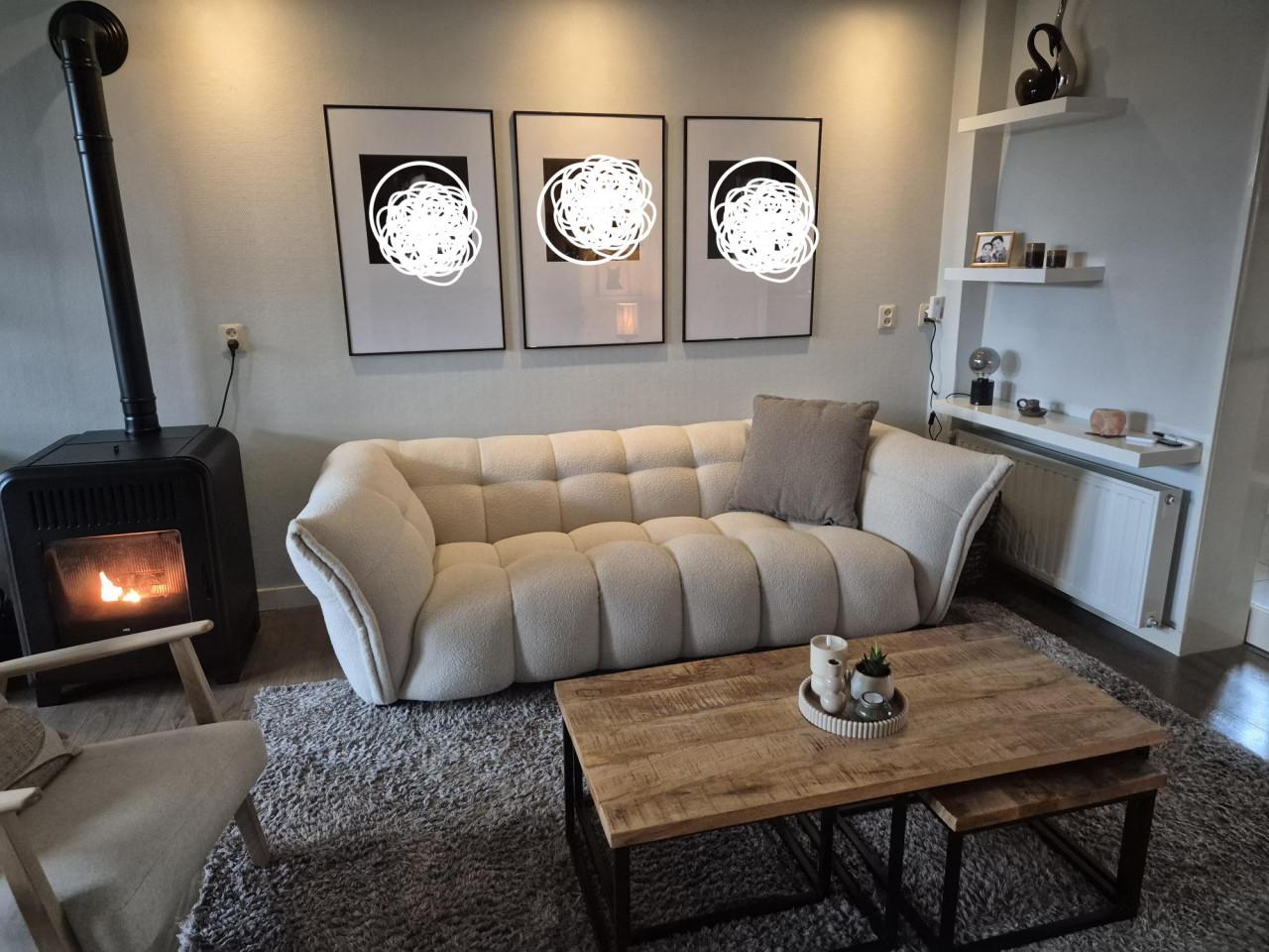 Belaggio 3 zits bank - nieuw