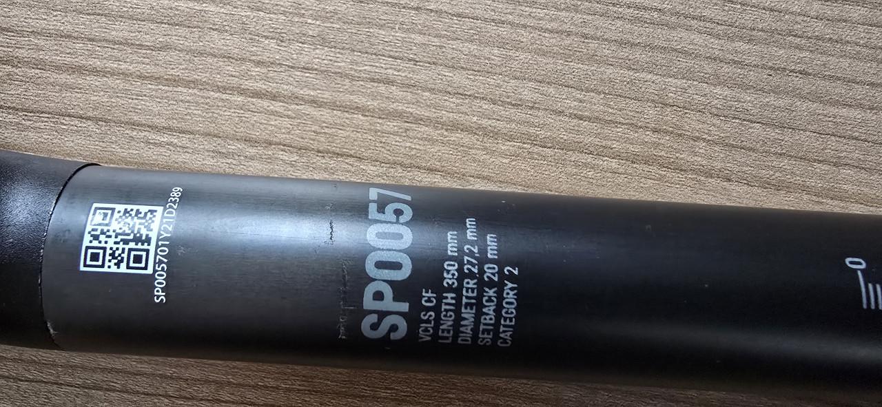 Carbon zadelpen 27.2