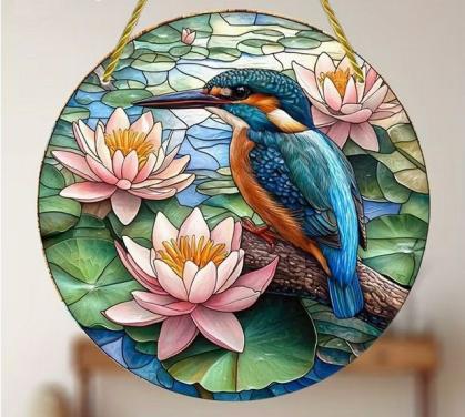 Raamhanger ijsvogel ( kleurrijk )